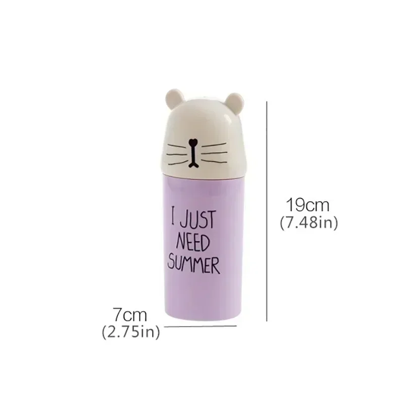 Toothbrush Case Cute Toothbrush Toothpaste Cups Portable Storage Boxes Brush Washing Tooth Gargle Case Children Bathroom Travel Organizer