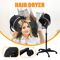 Sèche-cheveux professionnel sur roulettes avec capot rotatif, minuterie et réglage de la température, outil de coiffure, prise UE 1