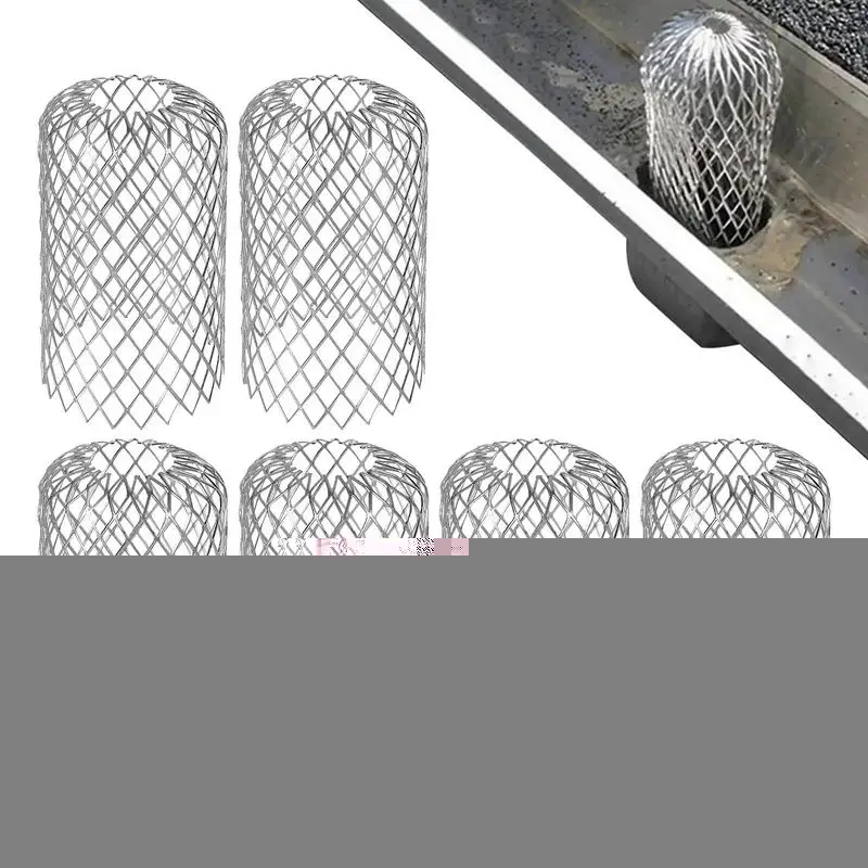 

Filter Strainer Mesh 6pcs Gutter Downspout Protectors Gutter Mesh Guard Gutter Cleaning Tools For Preventing Blockage Leaves