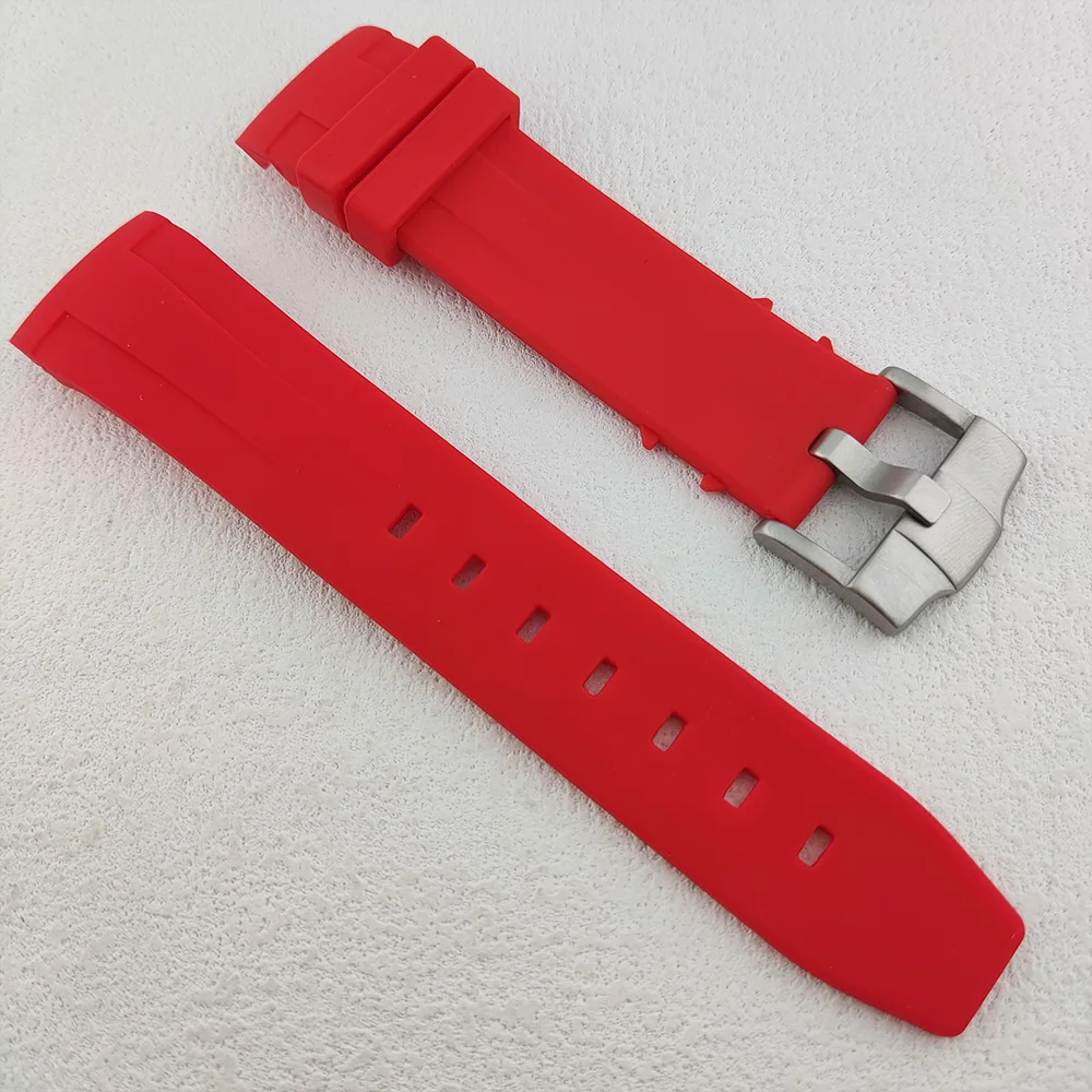 Premium Rubber Watch Strap 22mm Replacement Bracelet - Durable and Comfortable Watch Accessory