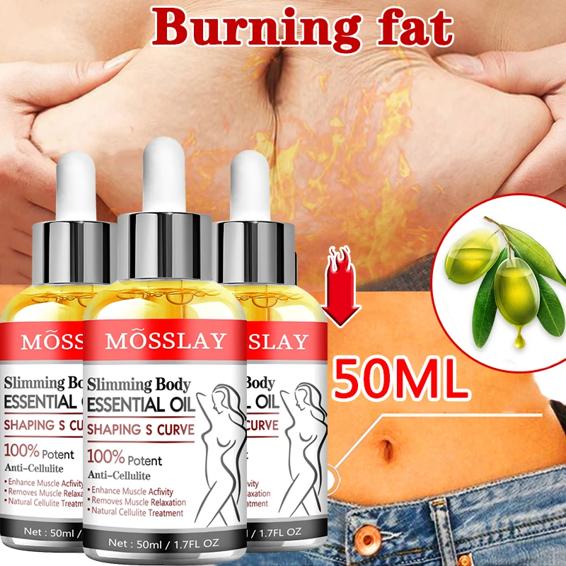 50ml Thin Stomach Slimming Massage Abdominal Essential Oil Relieving Constipation for Fat Burning |