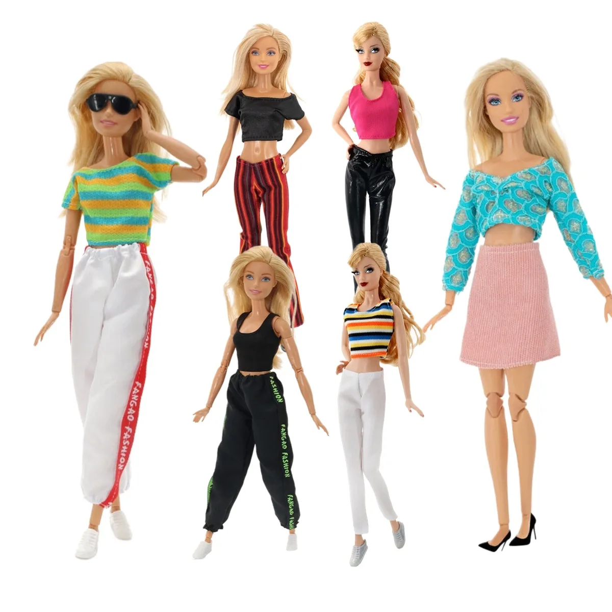 

Fashion Summer Outfit Set for 30cm BJD Barbie Blyth 1/6 MH CD FR SD Kurhn Doll Clothes Girl Figure Toy Accessories