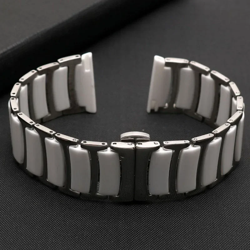 Luxury Ceramic Watch Strap - 22mm/20mm Replacement Bracelet