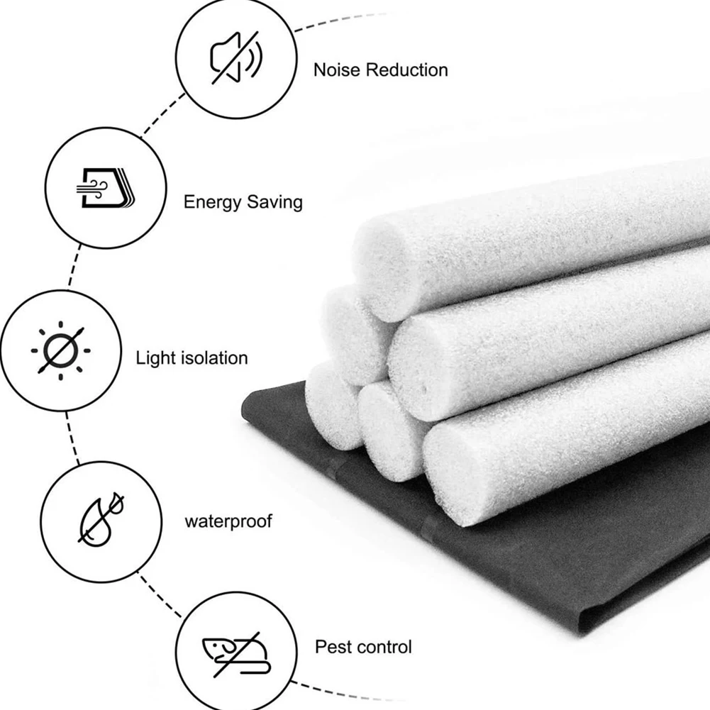 Description Picture 5 of itemDoor Bottom Windproof Leather Seal Strip Draught Excluder Stopper Guard Double Protector Wind Sweep Blocker Sealer Soundproof