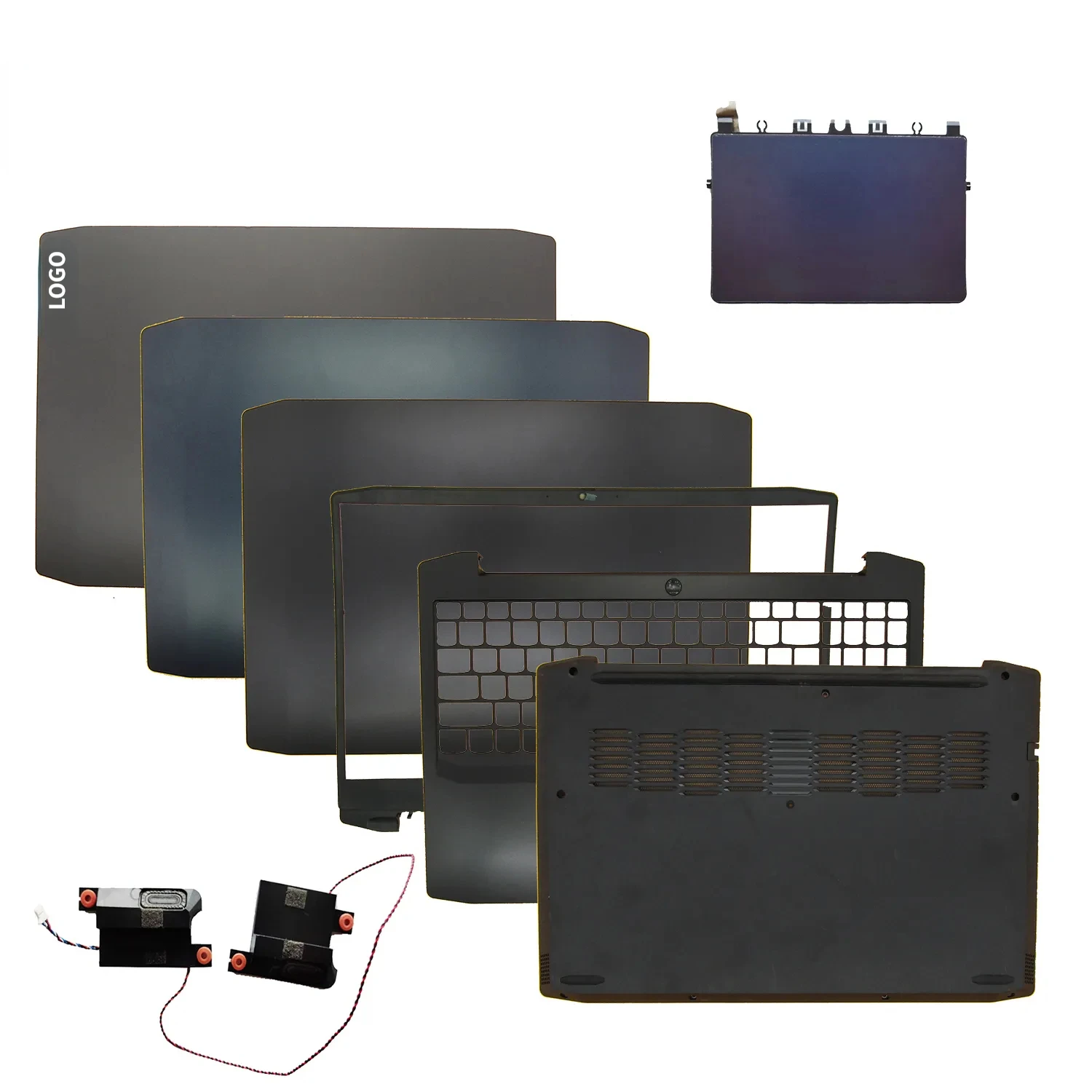 Используется для Lenovo IdeaPad Gaming 3 15IMH05 15ARH05, ЖК-дисплей, задняя крышка, верхняя крышка, передняя панель, Упор для рук, Верхняя Нижняя крышка, корпус