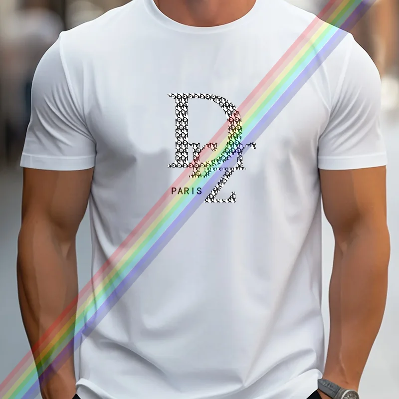 Luxury Brand 100% Cotton High Quality Fashion LetterPrinting Couple Tees Summer Harajuku For Men/Women Short Sleeve T-shirt