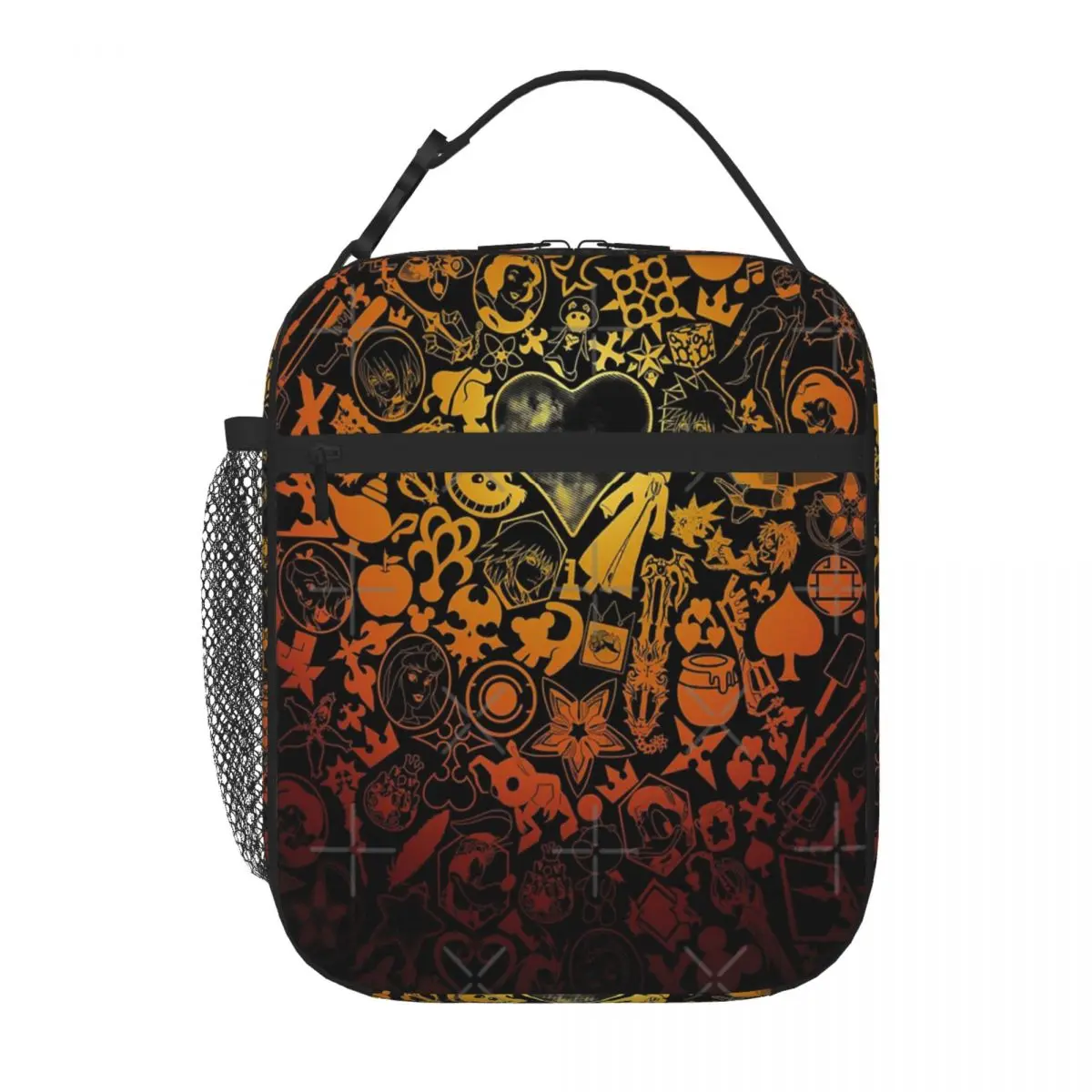 Kingdom Hearts Keyhole Orange Lunch Tote Lunchbox Borse Isolate Piccola Borsa Termica