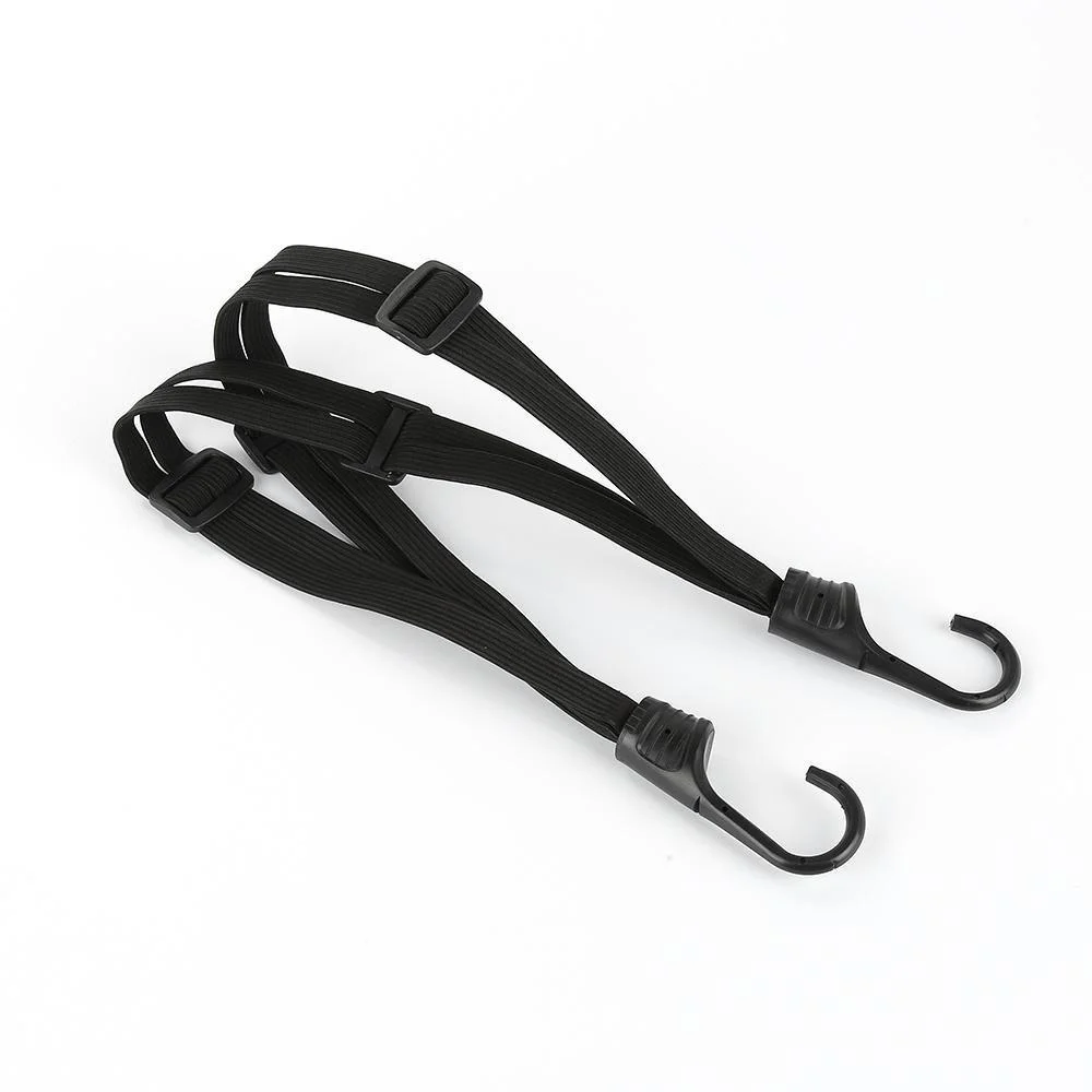 Motorcycle Helmet Strap Motorcycle Luggage Rope 60/90cm Motorcycle Helmet Rope Luggage Elastic Rope with 2 Hooks