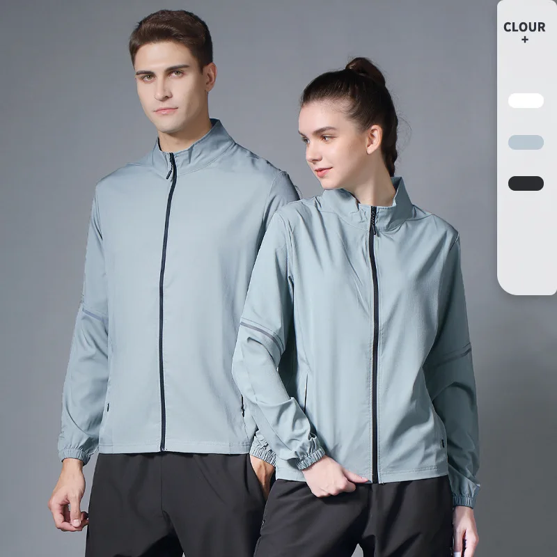 

Stand Collar Jacket Men's And Women's 2023 Spring And Autumn New Leisure Windproof Young Men's Outdoor Thin Coat