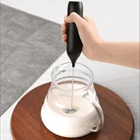 USB Rechargeable MINI Milk Frother  Foam Maker Coffee Whisk Mixer Electric Handle Blender Egg Beater 1