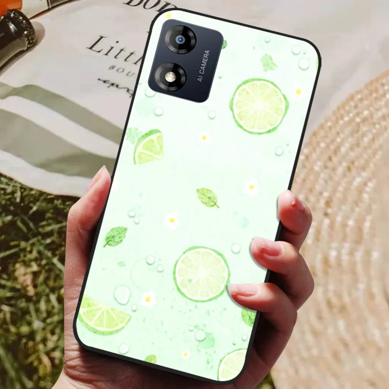 Sleek Black Soft TPU Silicone Back Cover - Stylish Protective Case