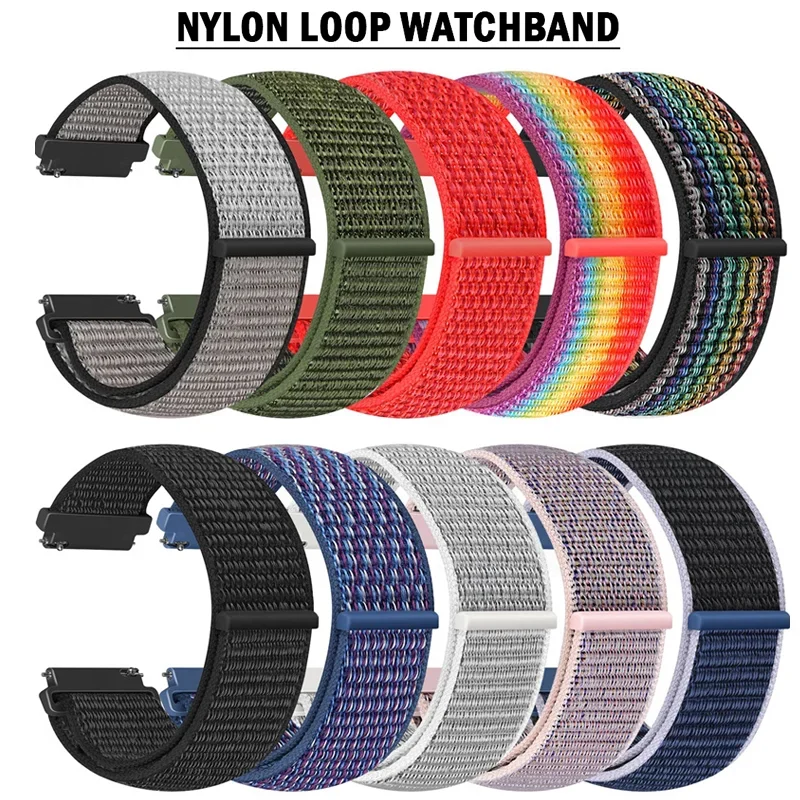 Versatile Sport Nylon Loop Wristband - Premium Adjustable Nylon Strap in Multiple Sizes