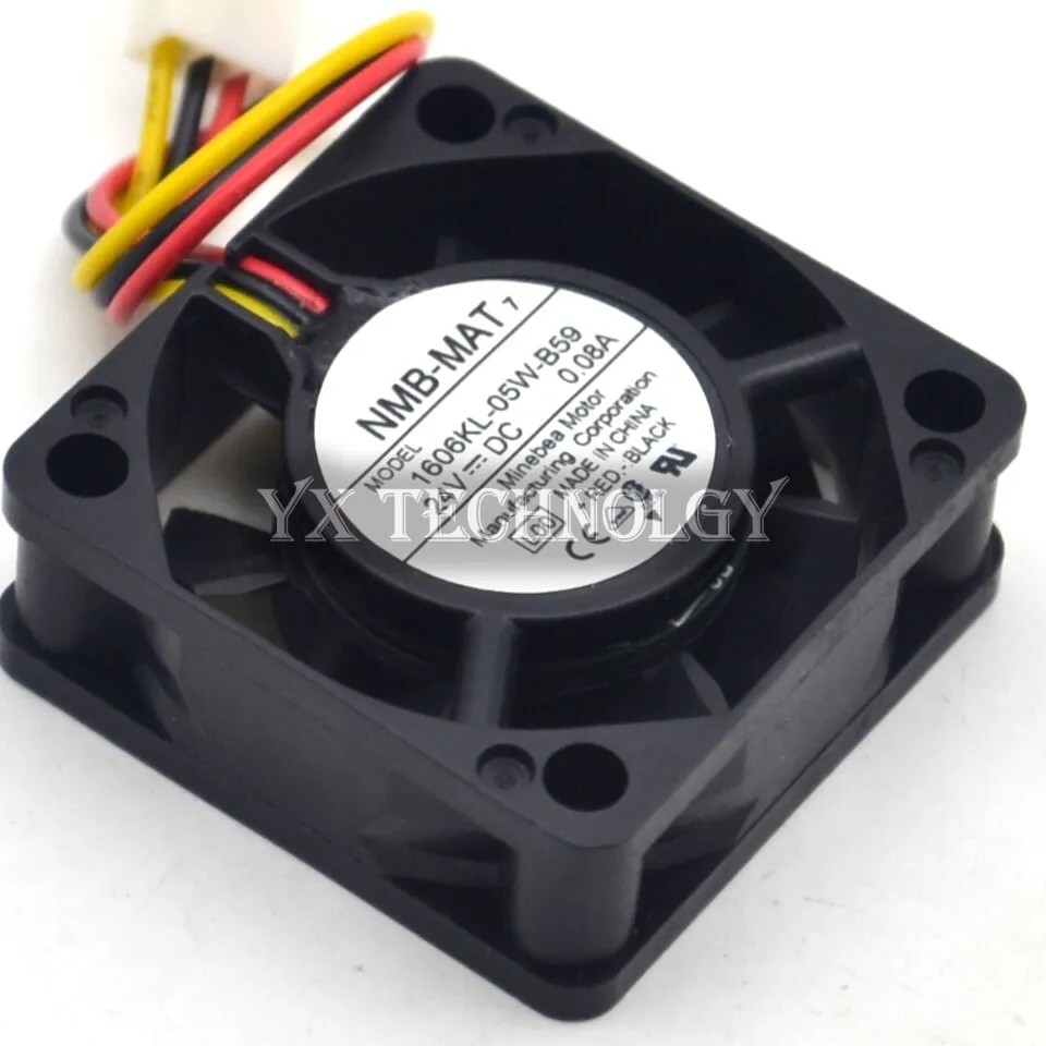 NMB-MAT 3 라인 드라이브 냉각 팬, NMB 1606KL-05W-B59 4015, 40mm, 24V, 0.08A, 40x40x15mm