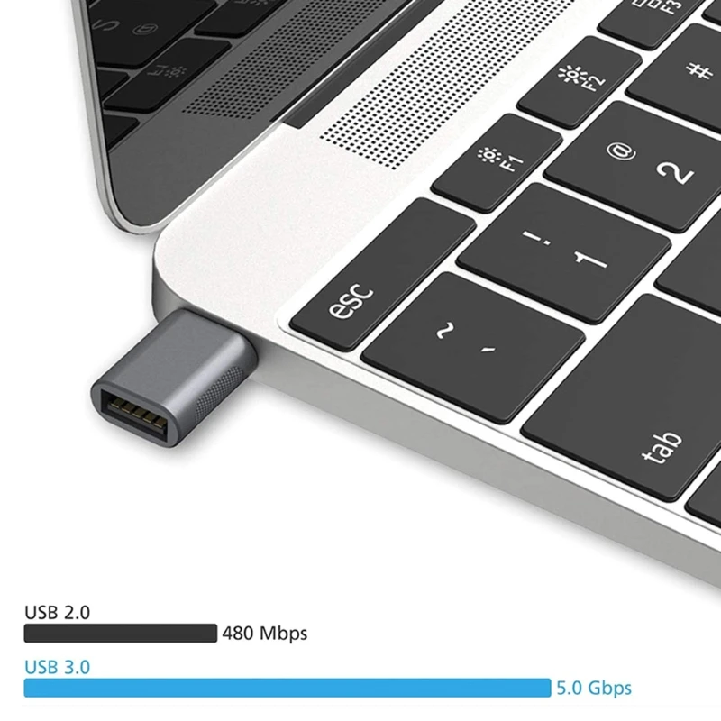 USB-C to USB 3.0 Adapter USB Type-C Female to USB Male for MacBook Pro MacBook Air 2020 iPad Pro 2020 Type-C Devices 6