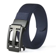 

High Quality New Men Belts Nylon Canvas Automatic Buckle Belts Fashion Casual Quick Release Nonporous Military Tactical Strap