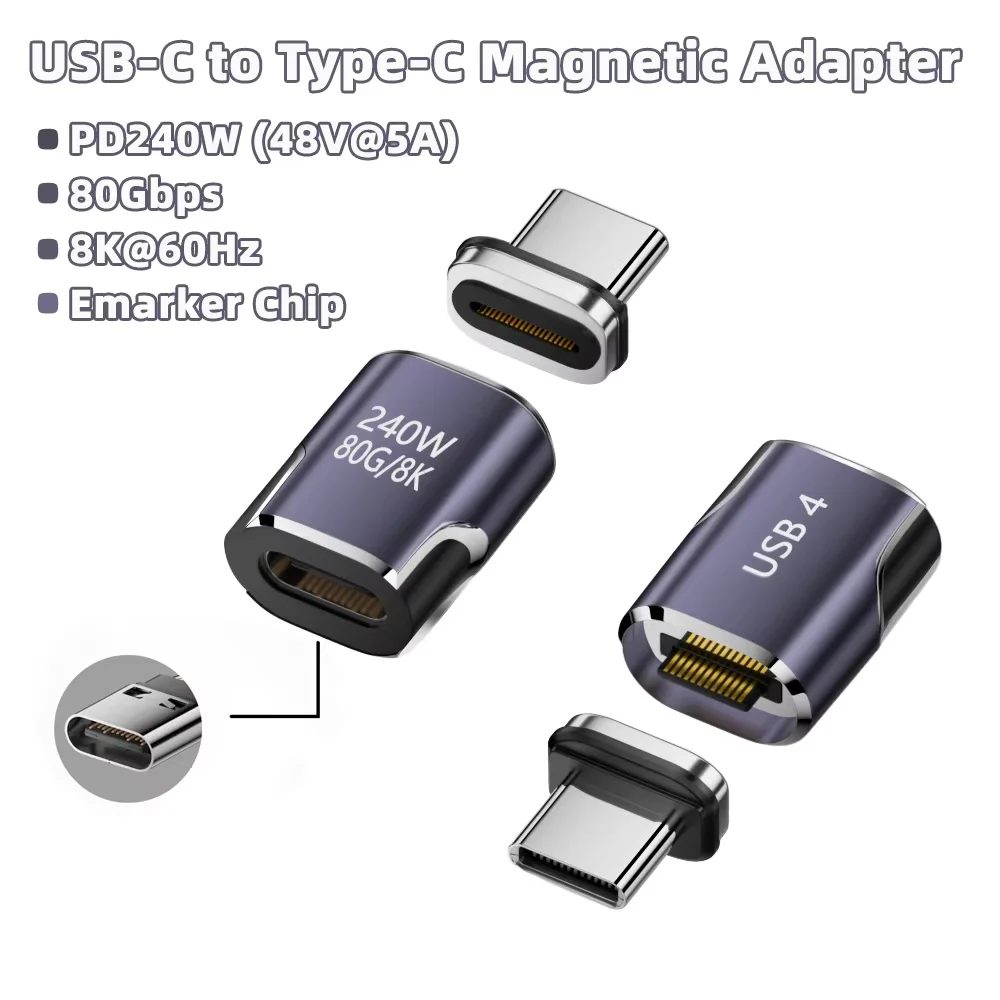 ตัวเลือกสินค้า สายชาร์จ USB-C ความเร็วสูง 240W 80Gbps รองรับ Thunderbolt 4/3