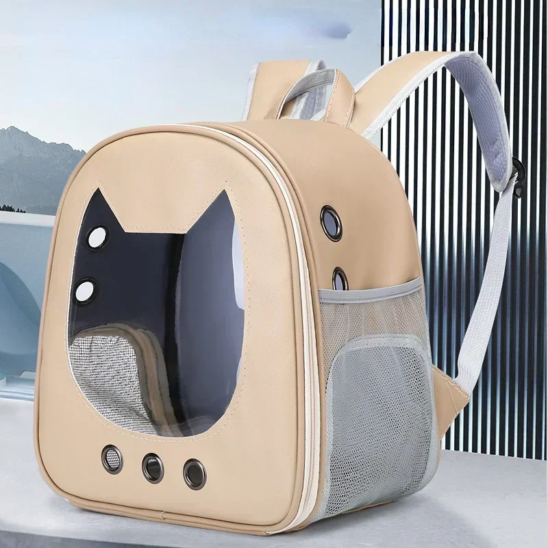 Backpack Cat Bag New Light Transparent Pet Bag Large Space Comfortable Breathable Cat Backpack