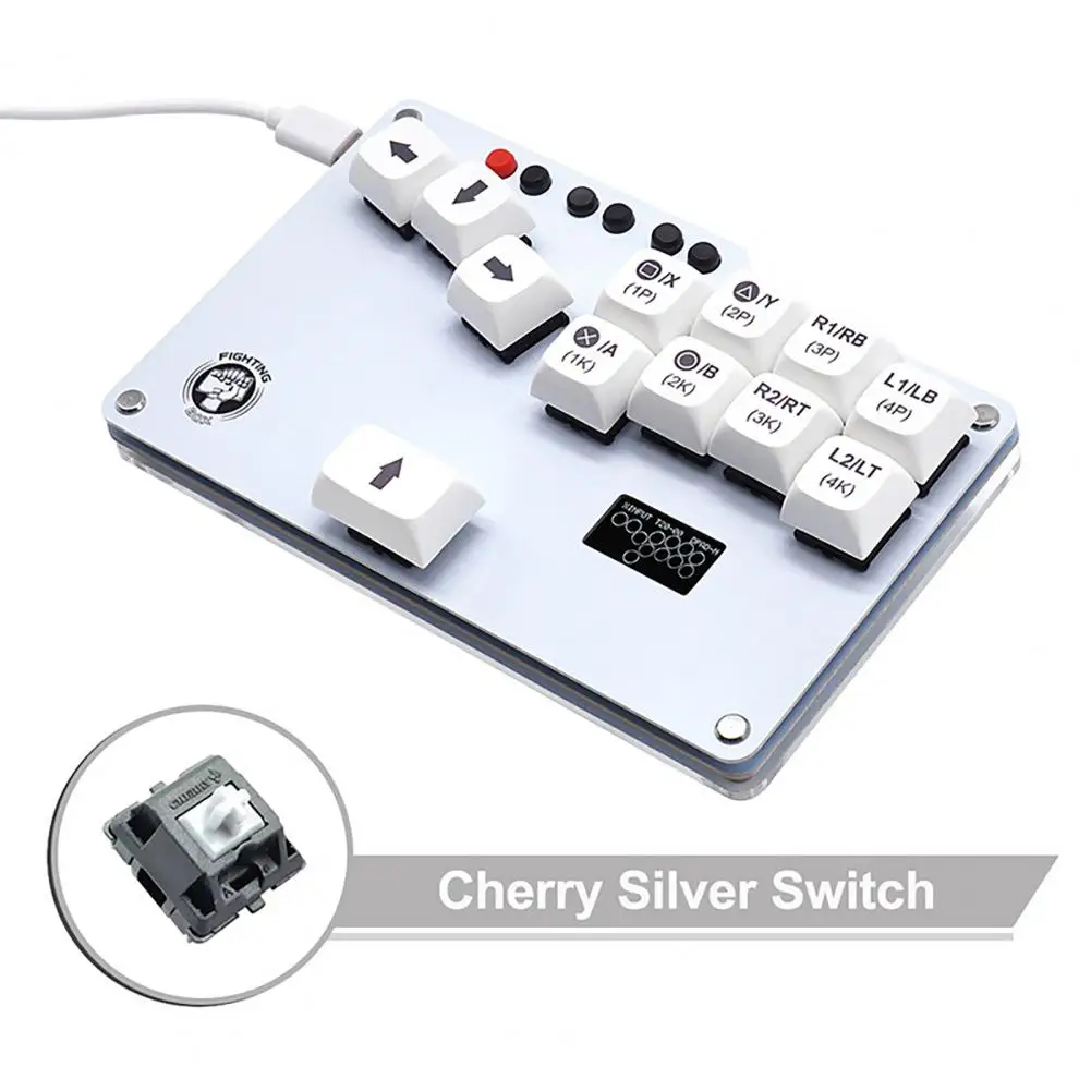 Pico Gp2040 Board Versatile Mini Hitbox Tastiera Fightstick Per/Ps4/Switch/Mister/Steam Con Cherry Mx Switch Un Gioco Per Giocatori