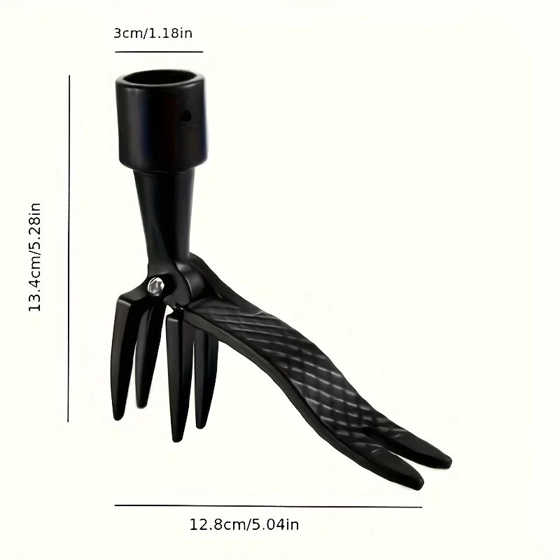 Weed Puller Tool Heavy Duty Stand Up Weed Puller 4 Claw Head Weeder Tool for Gardening Projects Lawn Without Bending Kneeling 2