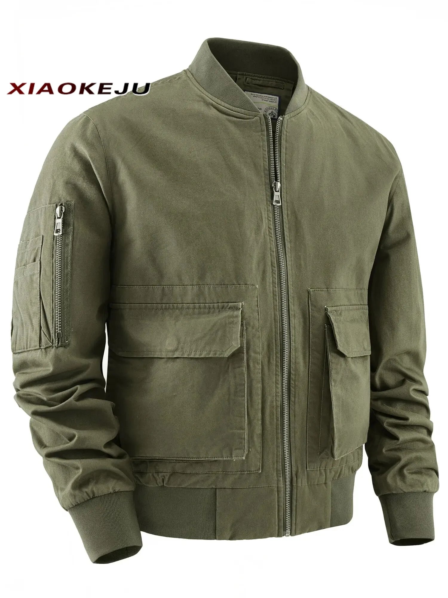 Work Jacket Techwear Casual Jacket Track Outdoor Camping Heavy Sports Oversize Sport Retro Heating Bomber
