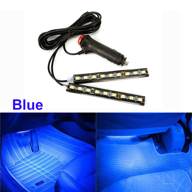 Interior LED Foot Sole Decoration Light Strip for Toyota Camry Corolla RAV4 Yaris Highlander/Land Cruiser/PRADO Vios Vitz