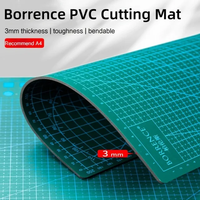 Durable Handmade Cutting Mat Board A4 A5 Student Art Paper Cutter Leathercraft PVC Workbench Self-Healing Diy Sewing Cutting Pad 1