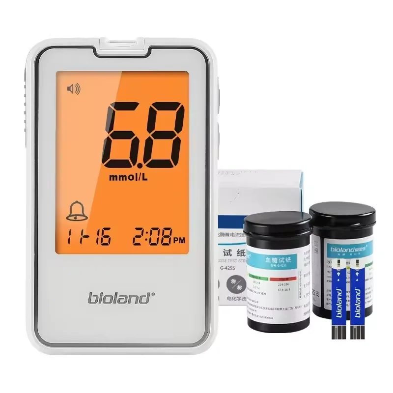 Bluetooth glucose meter Automatically monitor Blood sugar levels Blood glucose meter Only Android App Health monitor