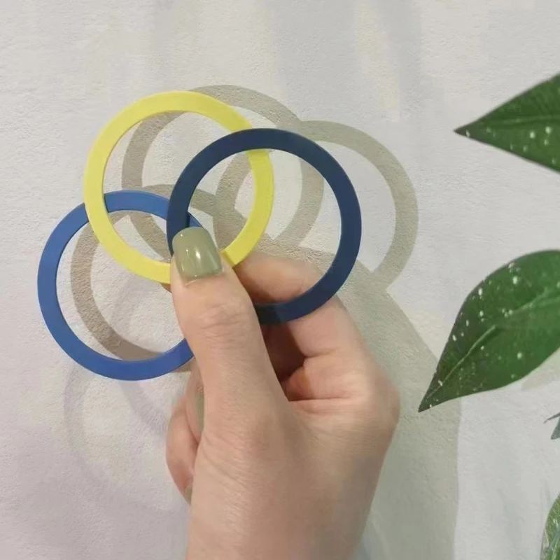 무선 충전 액세서리용 휴대폰 링 6개 스마트폰 홀더 금속 스티커 무선 충전기 철판 시트