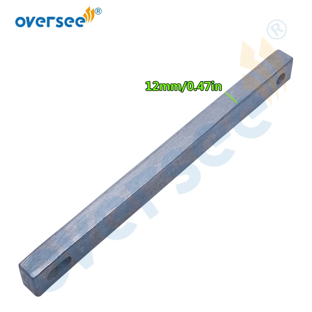825271 Power Trim Bracket Anode For Mercury Mariner Outboard 25HP 30HP 40HP 50HP 1994-UP; 7-1/2" Length