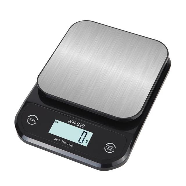 Digital Kitchen Scale, Small Food Weight Scale 1g-10kg with Stainless Steel  Platform Black - AliExpress