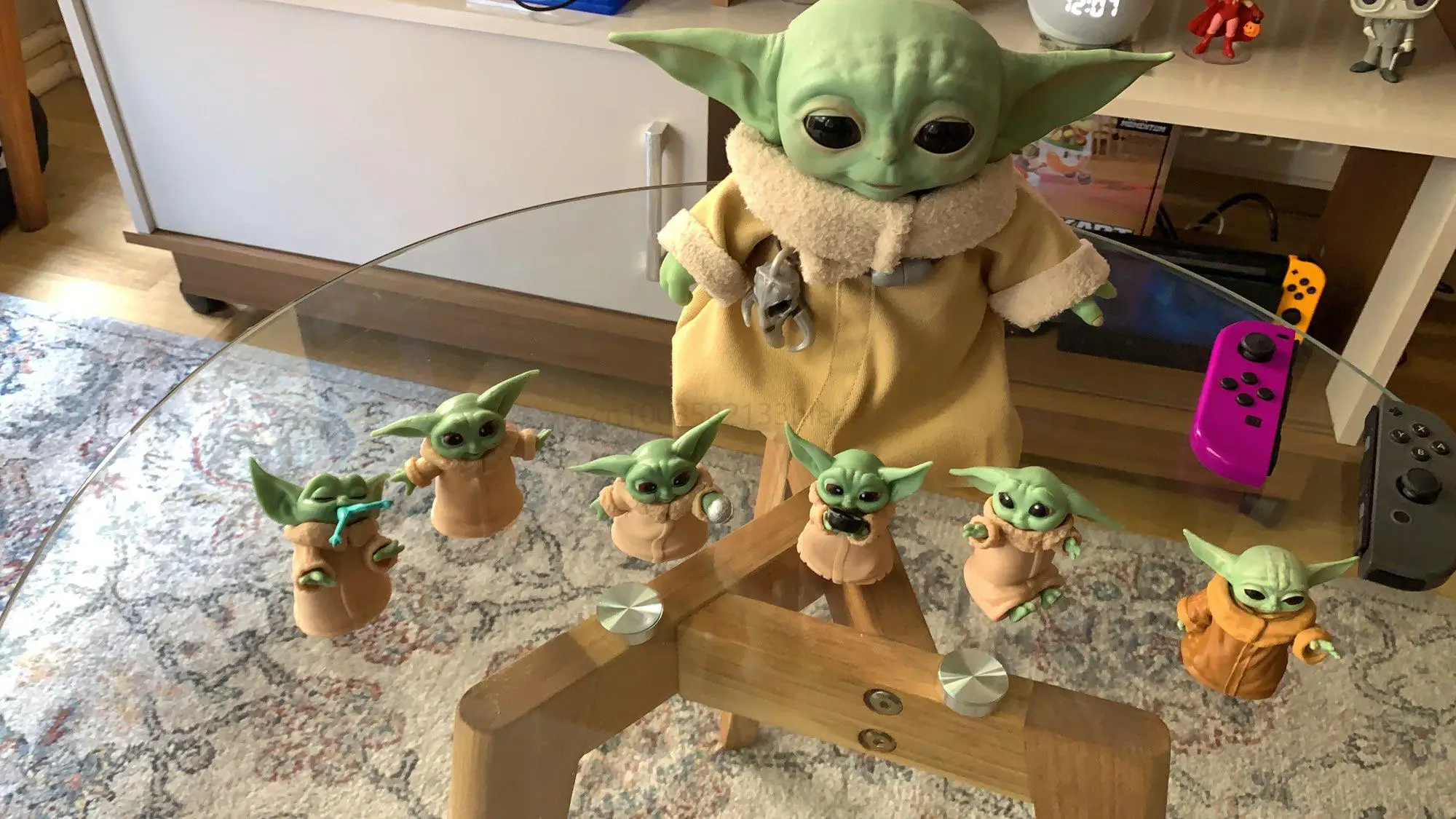 5pcs/set Baby Yoda Grogu Mandalorian Action Figure Toys 4-7cm Yoda Baby Action Toys Star Wars Figuras Hot Kids Toys Xmas Gifts star wars toys