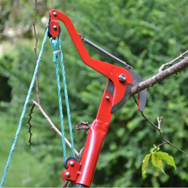 Telescopic High-branch Scissors Fruit Picker High-altitude Scissors High-altitude Pruning Scissors Trimming Branches Garden Tool 5