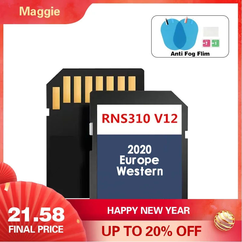 Rns 310 V12 West Europe Fx Navi Sd Card Versione 2020 Aggiornamento Mappe Di Navigazione Da 8Gb