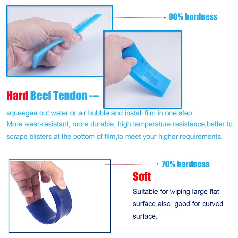 Rubber Blade Strip For PPF Film Squeegee Car Cleaning Window Tint Tool Windshield Glass Water Remover Scraper car wrapping tools,vinyl squeegee,window tinting squeegee,automotive film tools,window tint squeegee