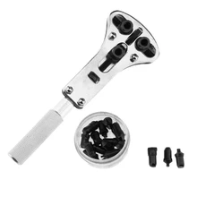 

Set of Watch Repair Kit 3 Point Wrench Screw Case Remover Tool Adjustable Watch Back Case Opener Battery Replacement