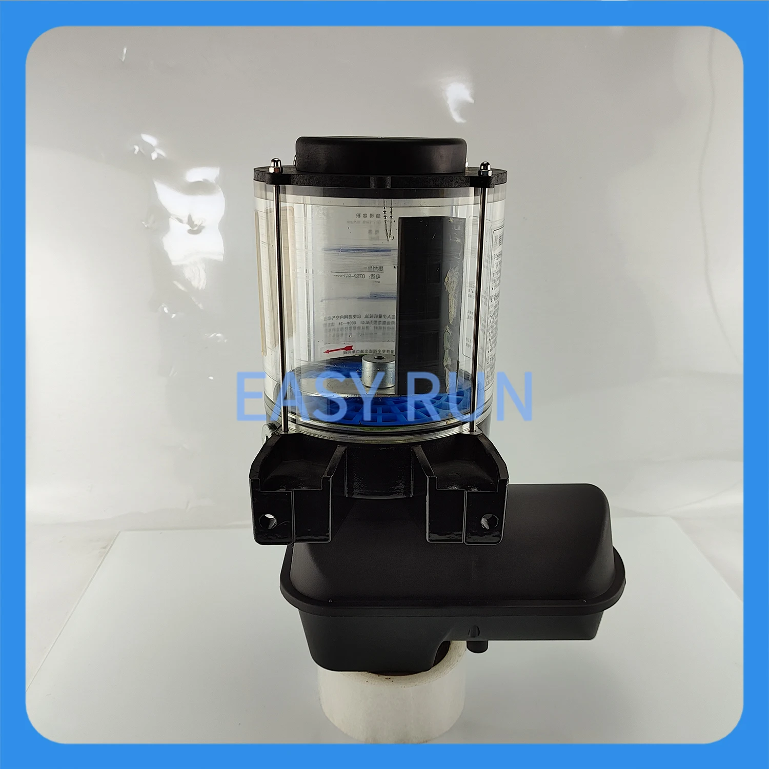 Mixer Oil Pump 2 Liter Grease Pump Concrete 24V Mixer Automatic Butter With Pressure Gauge Thick Oil