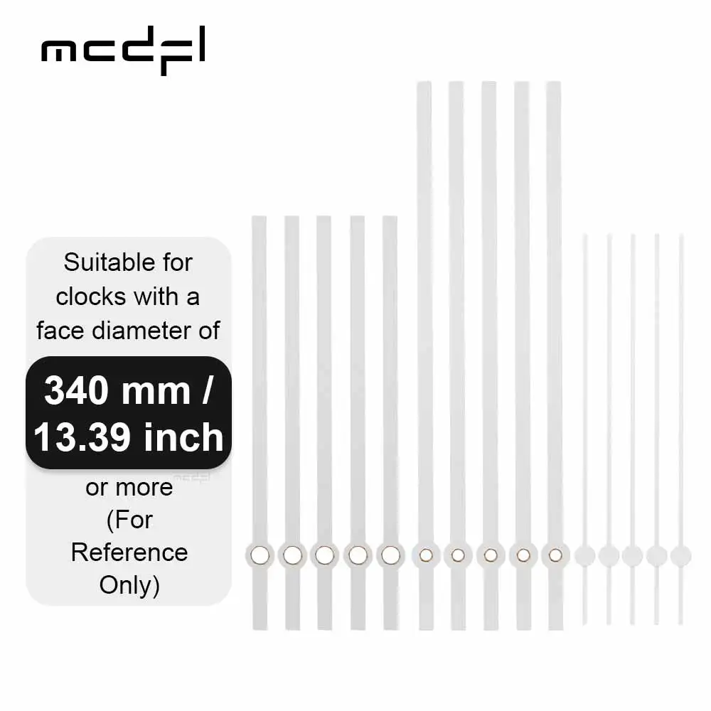 MCDFL White Wall Clock Hand Mechanism Making Kit Tools Watch Movement Accessories Repair Tool Watches Parts To Assemble Models