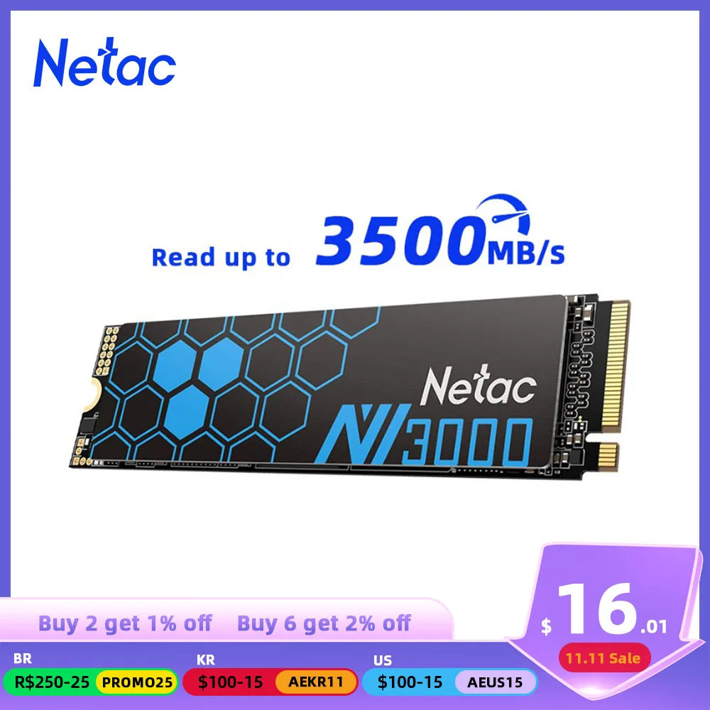Netac-NVMe-SSD-1tb-2tb-SSD-M2-250GB-500GB-M-2-PCIe-Internal-Solid-State ...