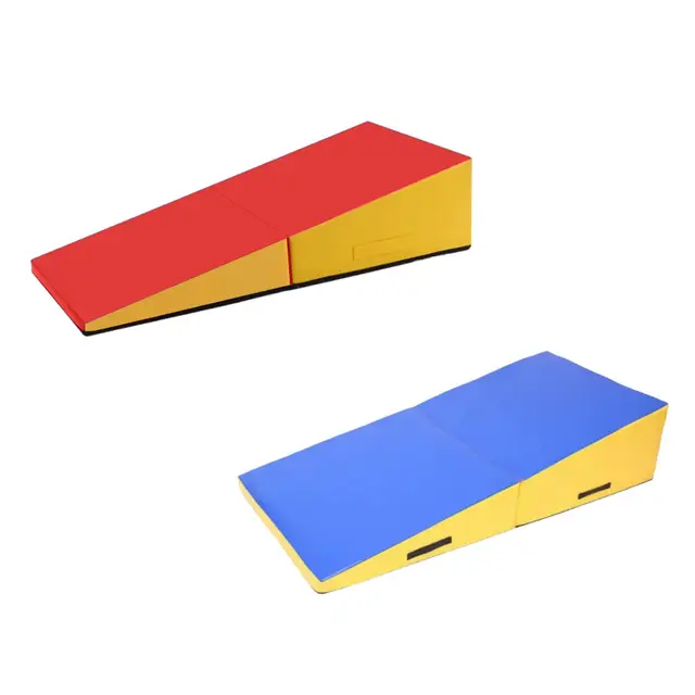 Gym Tumbling Mat Tumbling Skill Shape Cheese Wedge for Dance Sports Yoga 2