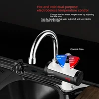 Chauffe-eau électrique de cuisine, robinet d'eau chaude instantanée, robinet de chauffage froid, chauffe-eau instantané sans réservoir 2