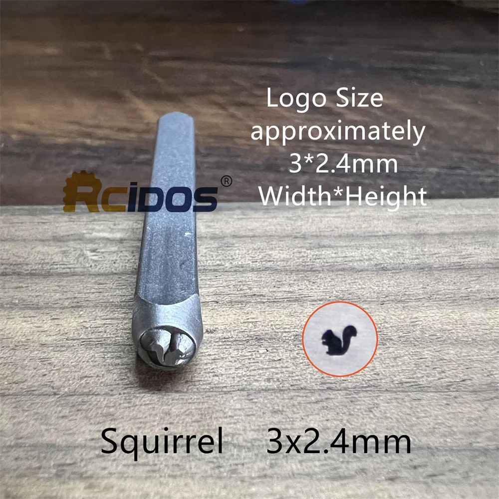 Metal Stamping Tool 1PCS Deer/Wolf/Squirrel/Rabbit/Solid Foot Design for DIY Bracelet Marks Die Mold
