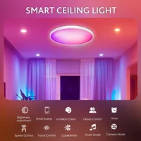 Zigbee Tuya Smart Ceiling Light WIFI RGB Remote Control APP Alexa Google Voice Dimmable Living Room Bedroom LED Ceiling Lamp 4