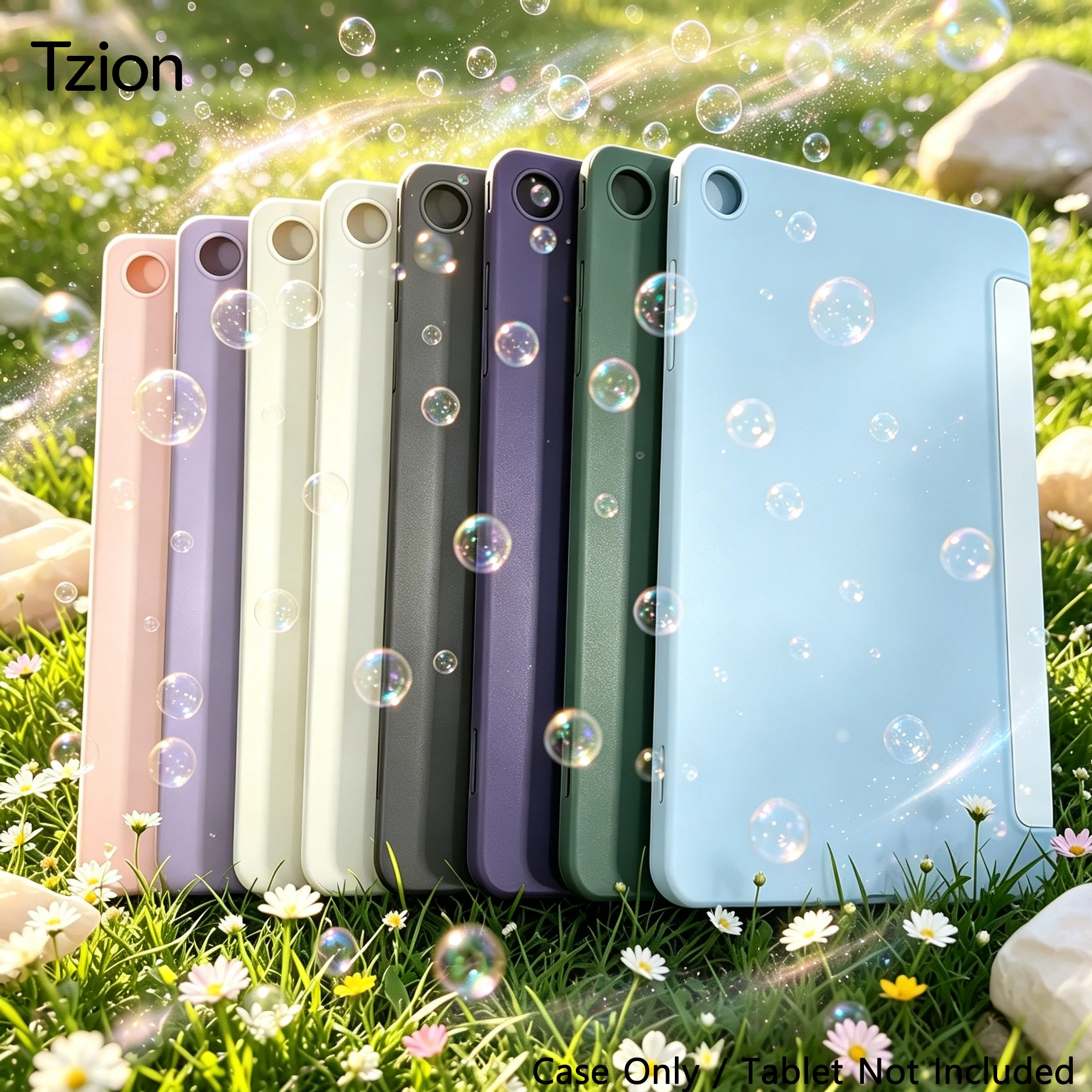 Magnetic Flip Smart Cover Tablet Case with Enhanced Protection