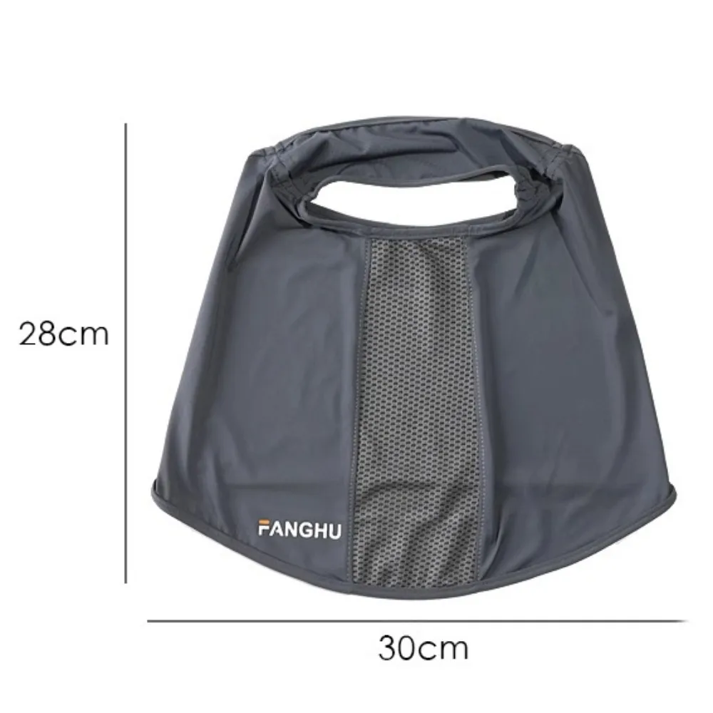 Facial Gini Summer Sports Ear Cord Scarves Mask Neck Protection Anti-UV Ice Silk Sunscreen Mask Face Veil with Eyeglass Hole