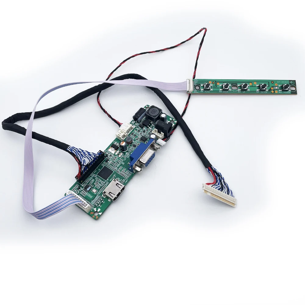 M170ETN01.1 M190PW01V8 T215HVN01.1 VGA HDMI 입력용 LCD 드라이버 보드 키트(1개 보드에 통합된 정전류