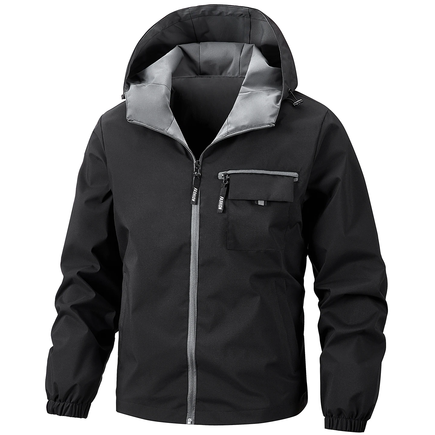 Wodoodporna Kurtka Męska Outdoorowa Wędkarska Rowerowa Trekkingowa Kurtka Motocrossowa Górskie Kurtki z Kapturem Wiatroodporna Kurtka Rowerowa Odzież Wierzchnia Do Noszenia na Co Dzień