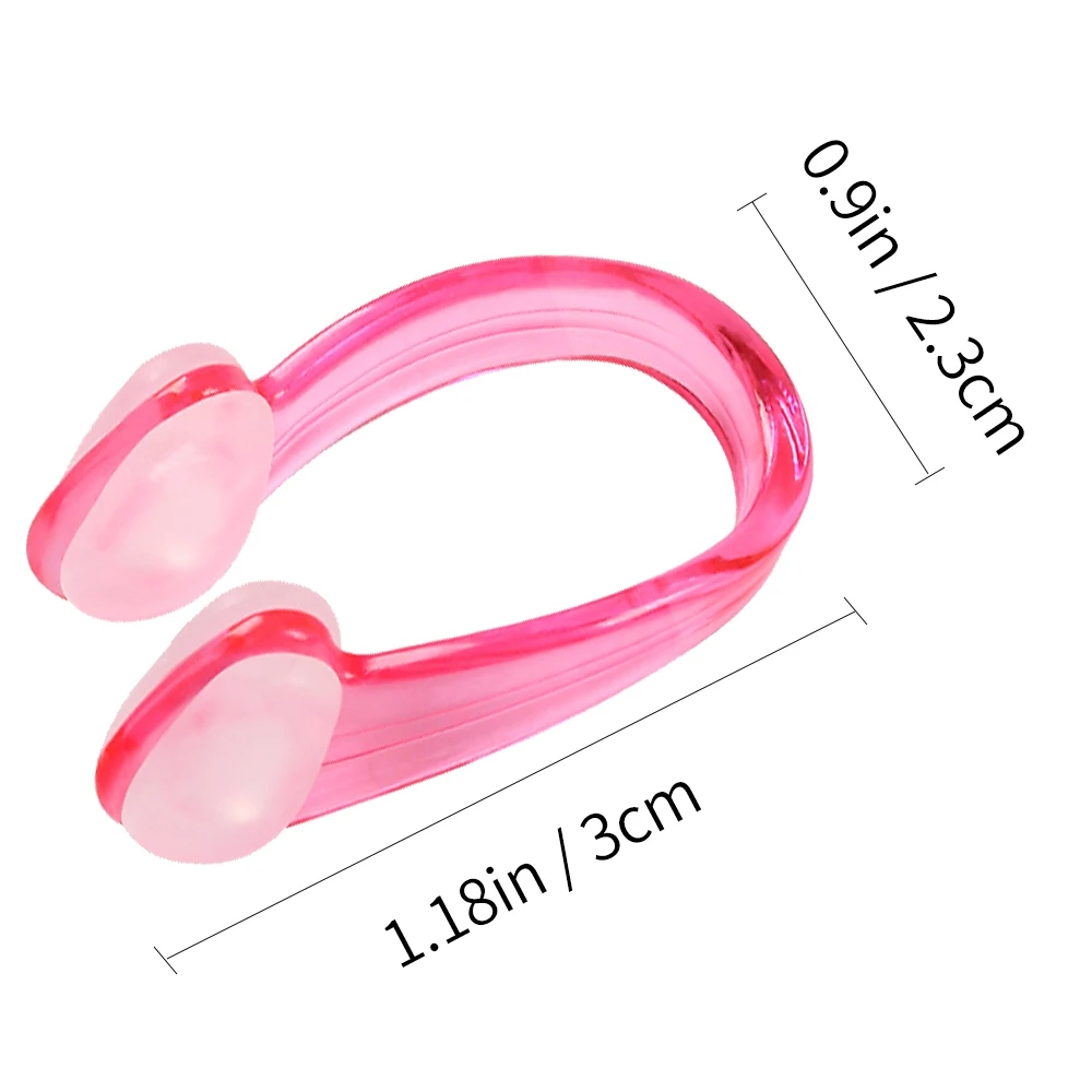 4pcs FOR Adult Children Soft Silicone Earplug Suit Pool Accessories Swim Earplug Swimming Nose Clip