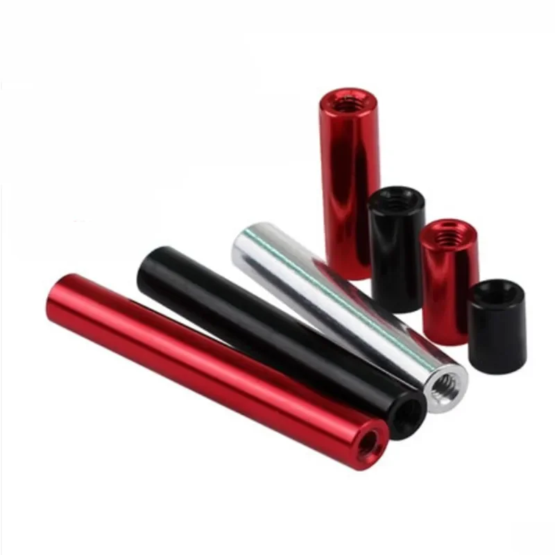 M2 m2.5 m3 m4 m5 Round Aluminum Standoff Column rods Round Aluminum Spacer for RC multirotors 5-10pcs/lot