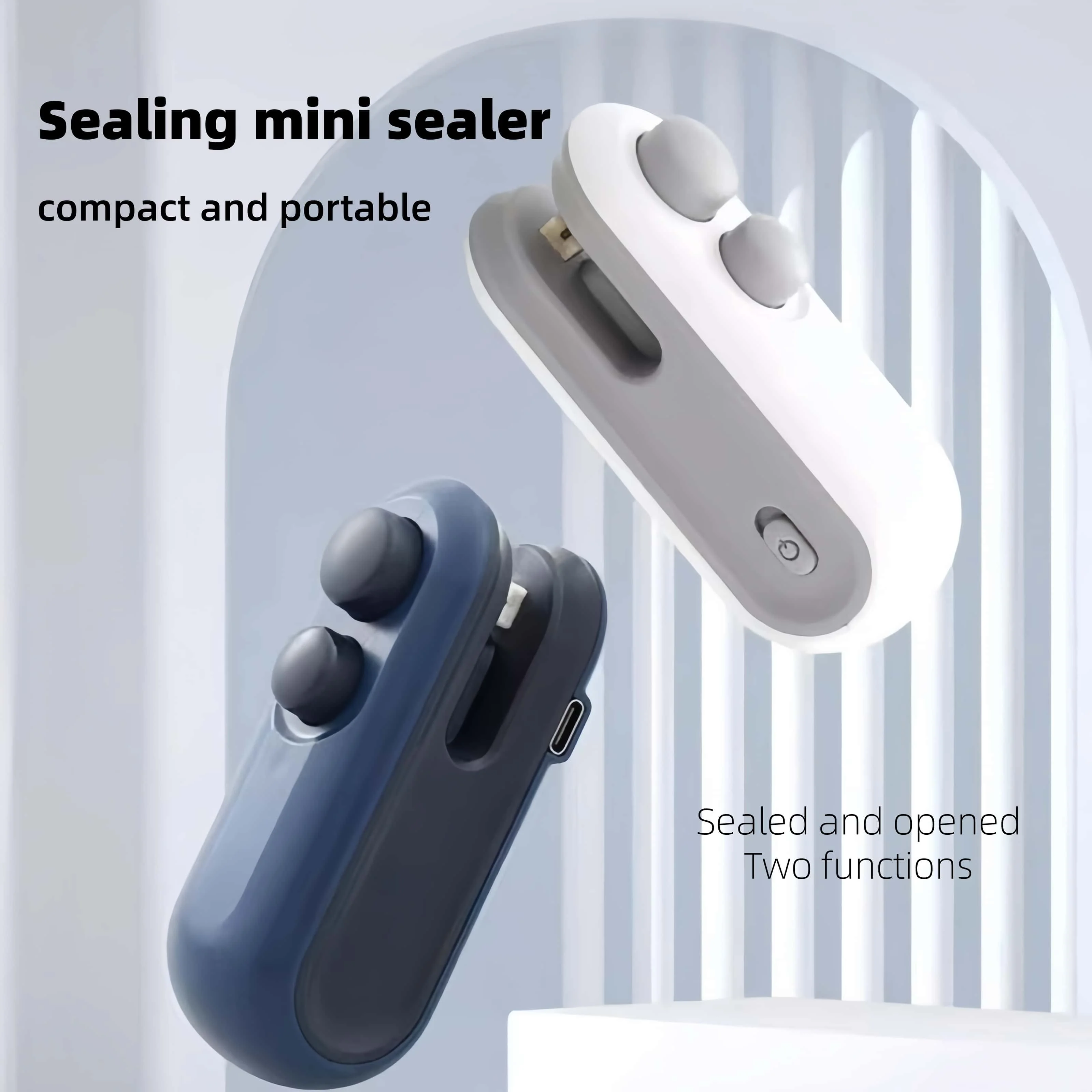 Vacuum sealing machine, small household hand pressure sealing machine, mini snack plastic bag heat sealing machine 1