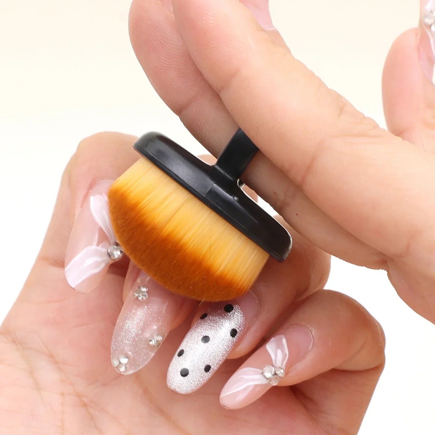 10x Nail Brushes Dust Cleaner Professional Delicate Soft Brush for Nail Art Gel Polish Removal Tool Women Manicure Accessories 4